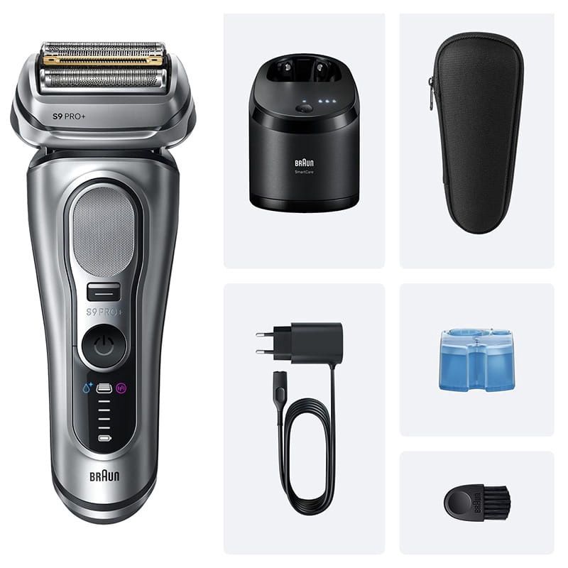 BRAUN SERIES 9  PRO PLUS  SHAVER WITH CLEANING STATION  9667CC