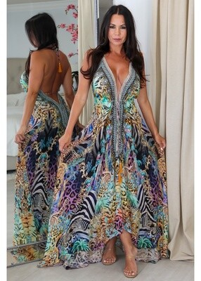 4088 Multi Color Stone Dress