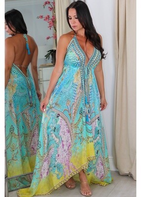 4092 Multi Color Stone Dress