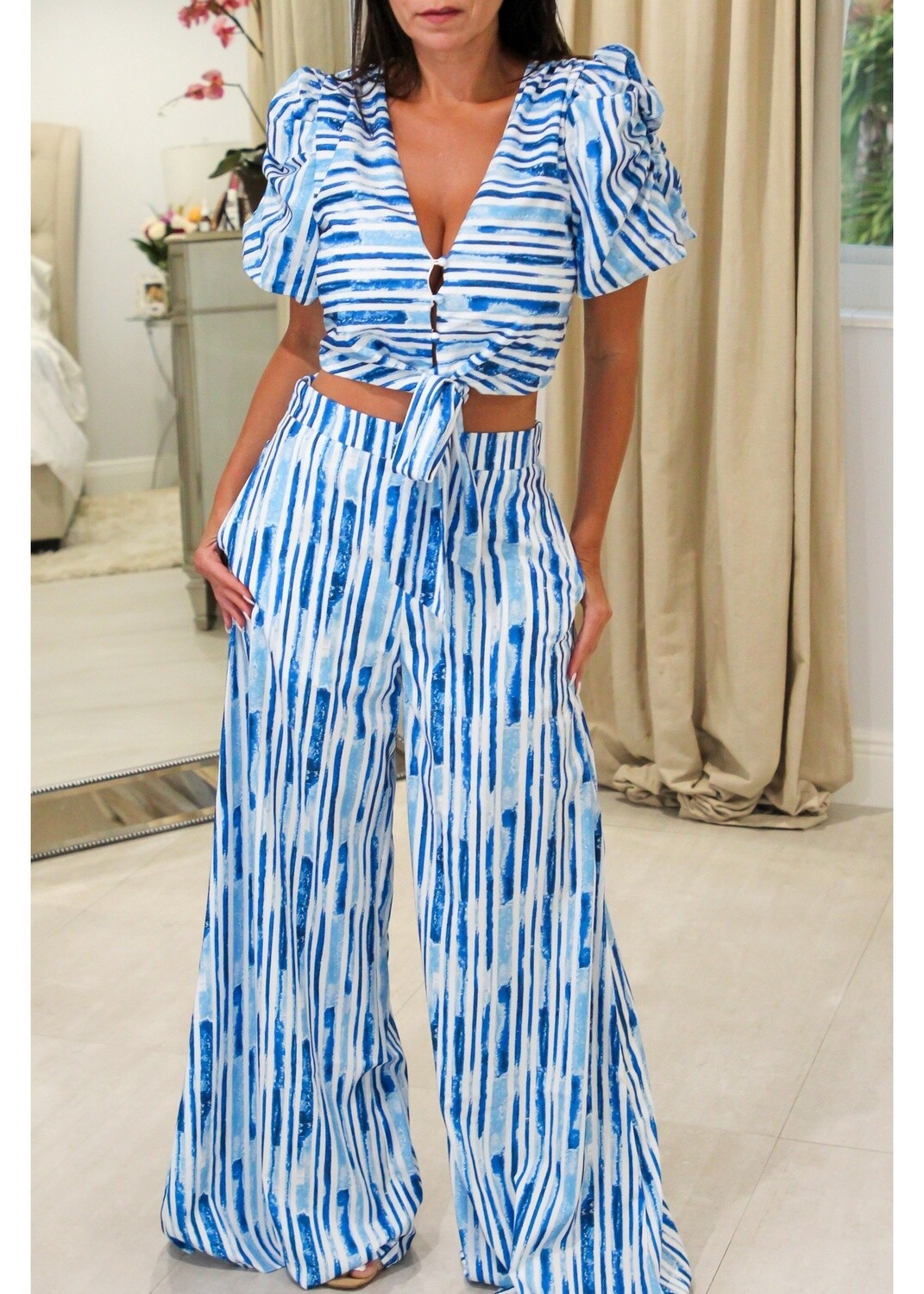 16919 Two Piece Print Set, Size: Small