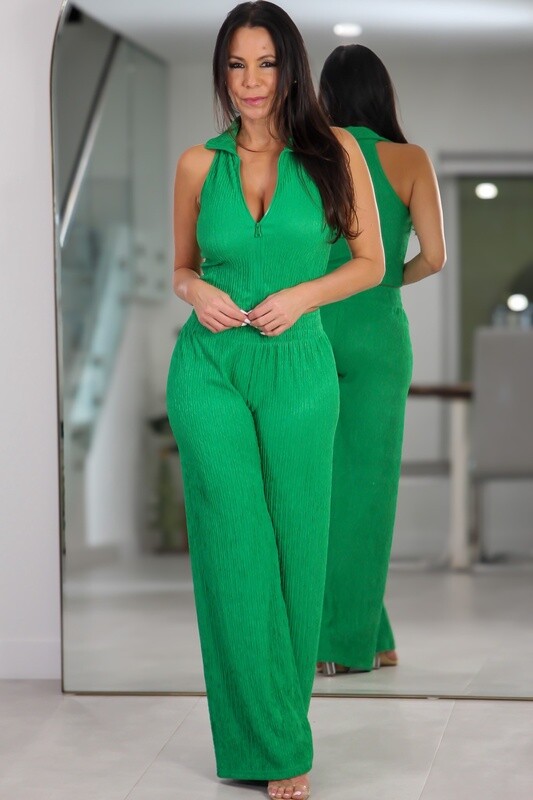 2S Collar Zip Up Loungewear Set