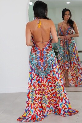 8020 Multi Color Stone Dress