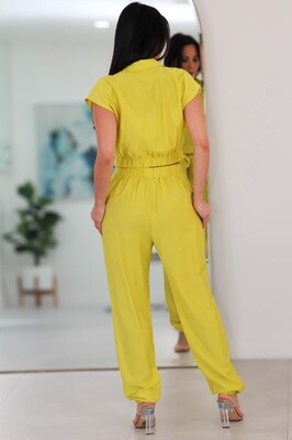 38764  Relaxed Shoulder Top And Pant Set