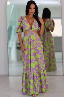 20540 Cali Sunset Maxi Dress