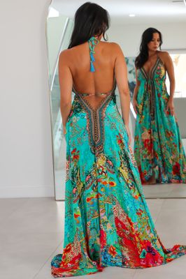 5032 Multi Color Stone Dress