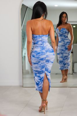78187 Bluebell Romance Midi Dress