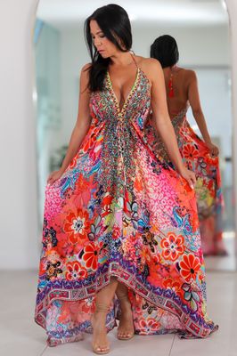 5026 Multi Color Stone Dress