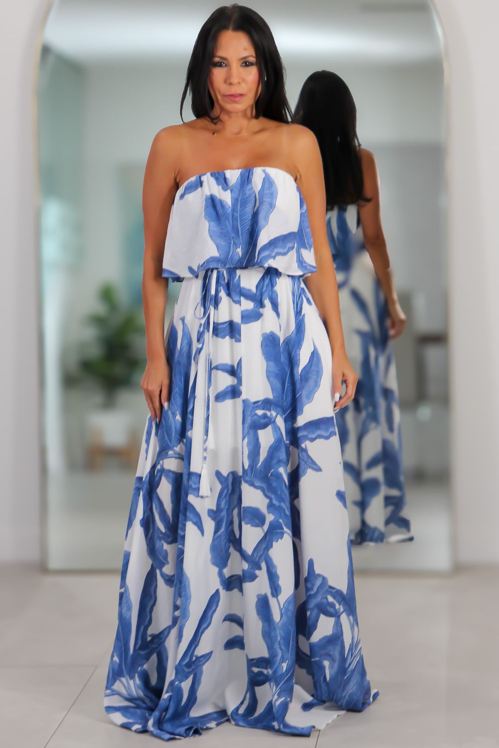 1740 Isla Azul Maxi Dress