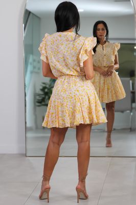27956​ Lemon Chiffon Dress