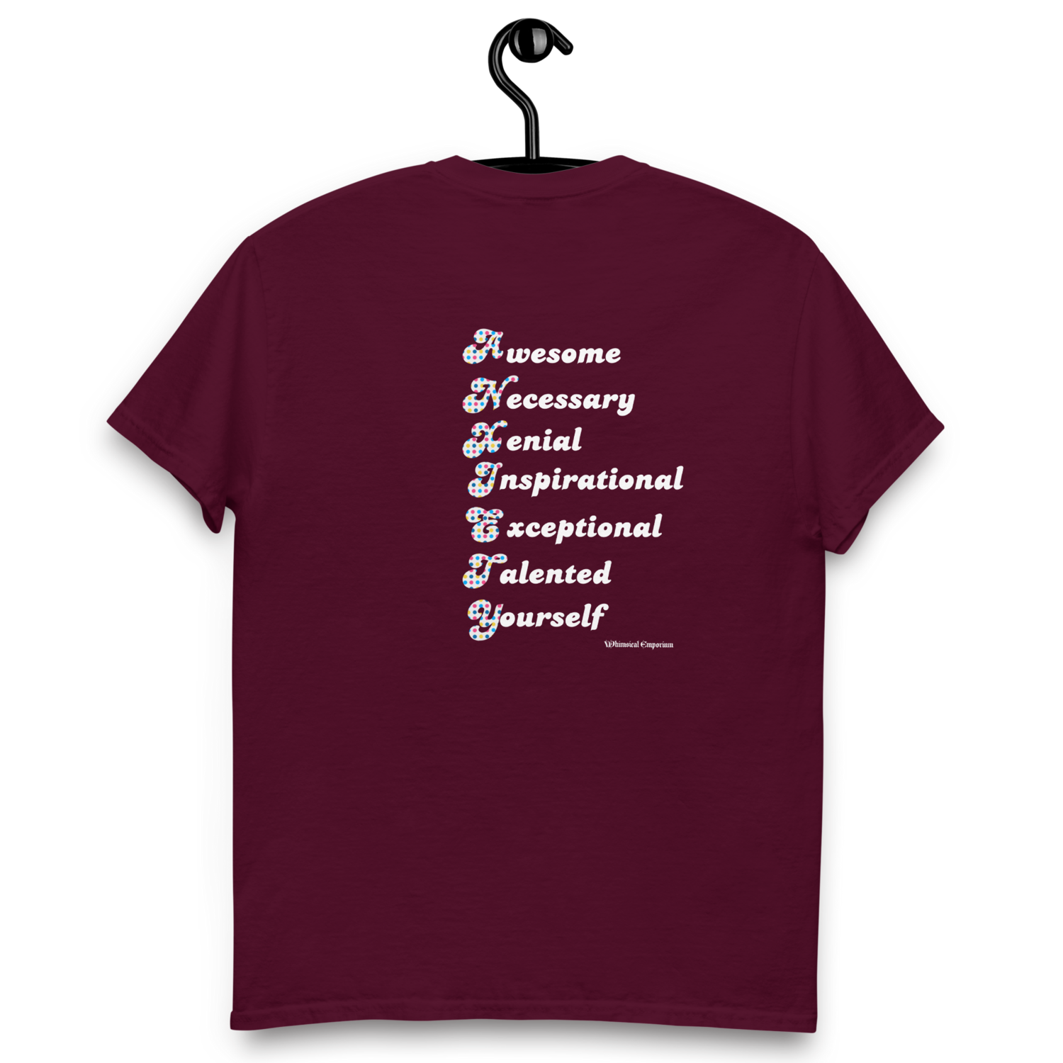 Unisex Mental Health T-Shirt. Anxiety.