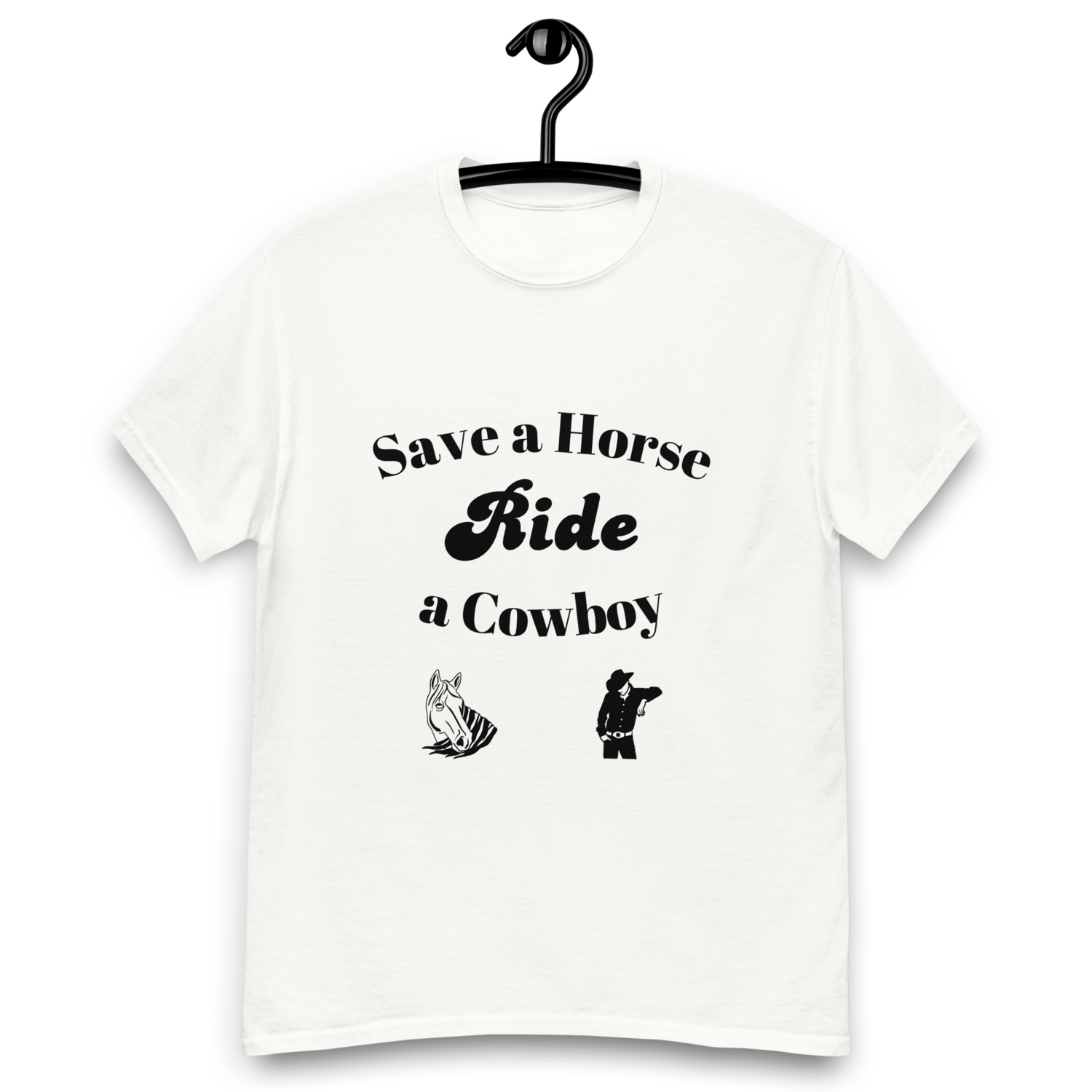 Unisex classic tee. Save a Horse
