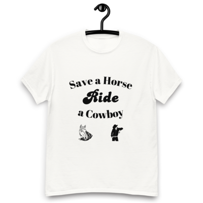Unisex classic tee. Save a Horse