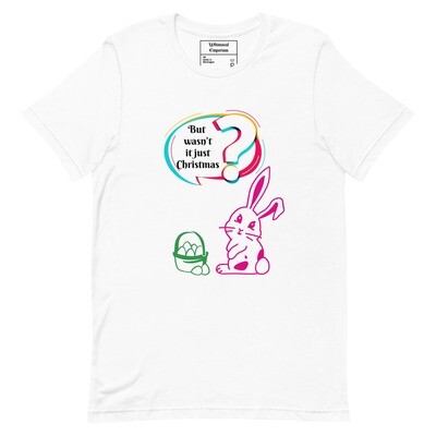 Easter Bunny Unisex t-shirt. This print is available on many other products.