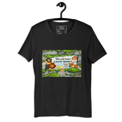 Easter Animals Unisex t-shirt. This print is available on many other products.