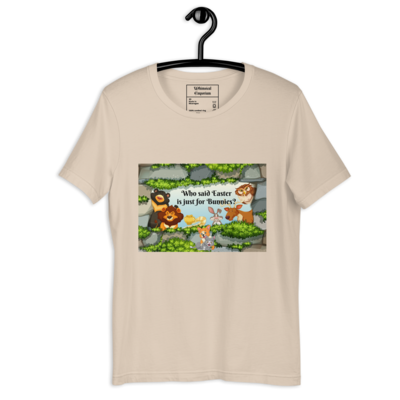 Easter Animals Unisex t-shirt. This print is available on many other products.
