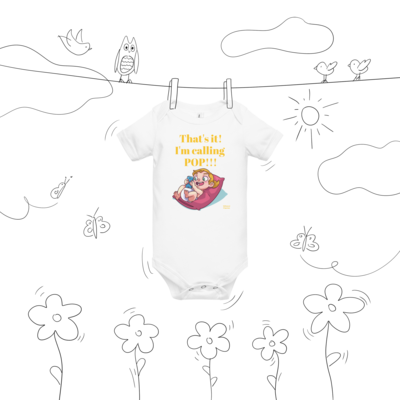 That&#39;s it! I&#39;m calling POP!!! Baby short sleeve one piece copy