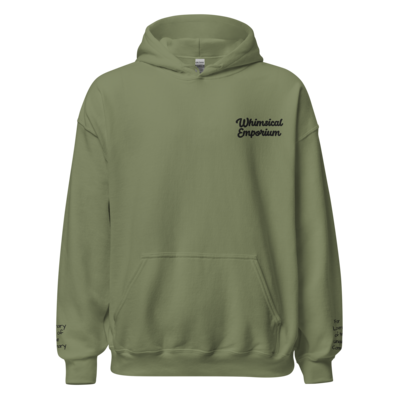Whimsical Emporium Embroidered fantasy landscape embroidered waterfall nature best gift Unisex Hoodie