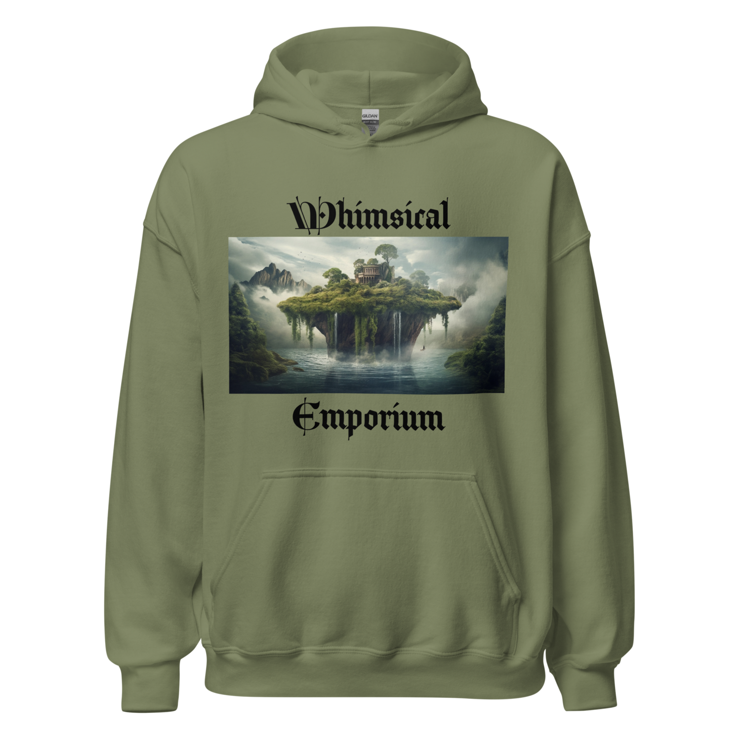 Whimsical Emporium fantasy landscape nature waterfall ruins best gift for anyone comfortable Unisex classic tee
