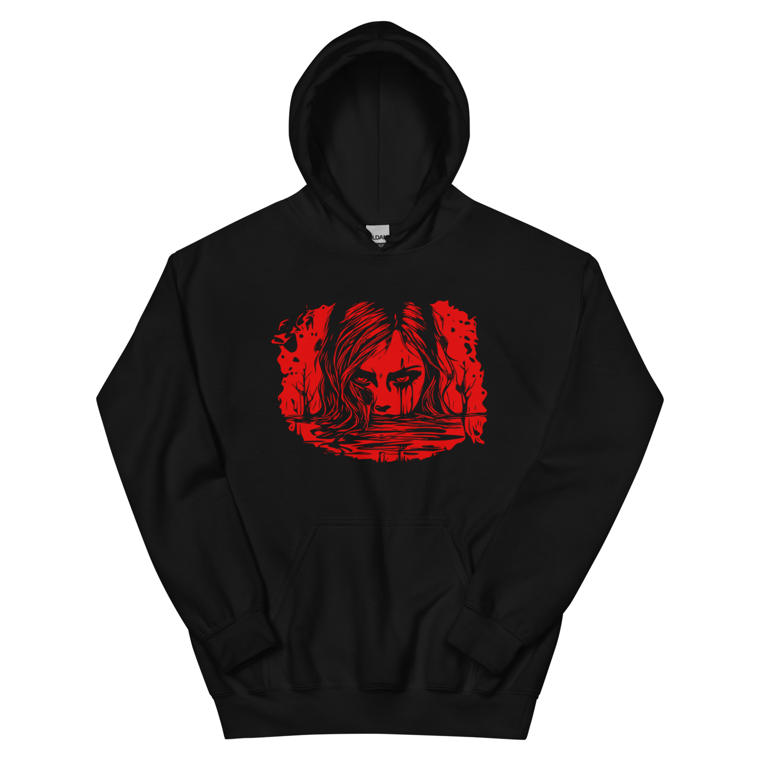 Unisex Hoodie gothic horror blood girl dark alternative scary