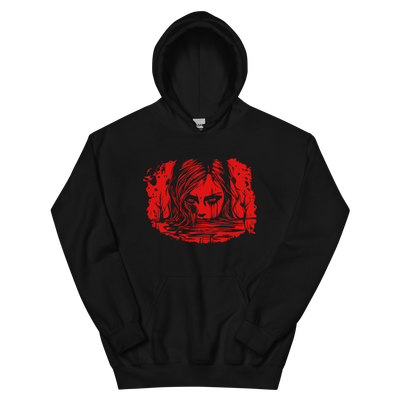 Unisex Hoodie gothic horror blood girl dark alternative scary