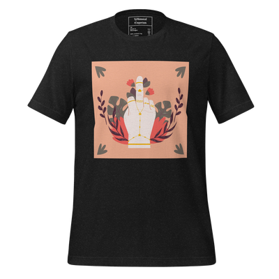 Unisex t-shirt hippy rude finger funny sarcastic alternative best gift unique