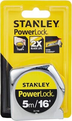 STANLEY Measurement Tape 5mtr Power Lock STHT33158-8