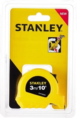 STANLEY Measurement Tape 3 mtr Plastic Body STHT30204-8