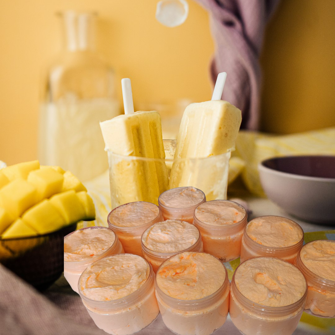 (MANGO SORBET) WHIPPED SUGAR SCRUBS