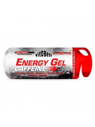 GEL ENERGY CAFEINE SOBRES DE 40 Grs. ​RED FRUITS & GUARANA