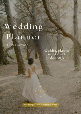 WEDDING PLANNER WORD JE NIET. DAT BEN JE.