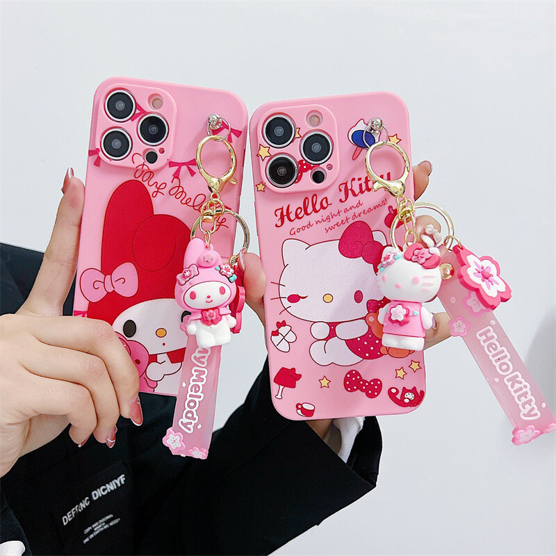 Funda protectora de cámara deslizante 3D Hello kitty Sanrio