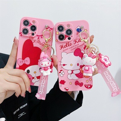 Funda protectora de cámara deslizante 3D Hello kitty Sanrio