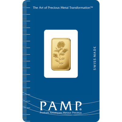 Pamp Gold Minted Bar (Rosa) 5gms