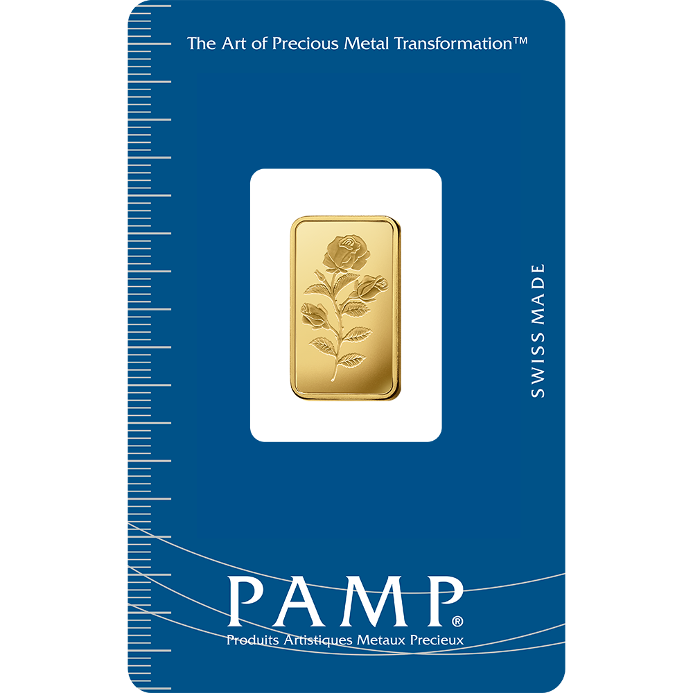Pamp Gold Minted Bar (Rosa) 2.5gms