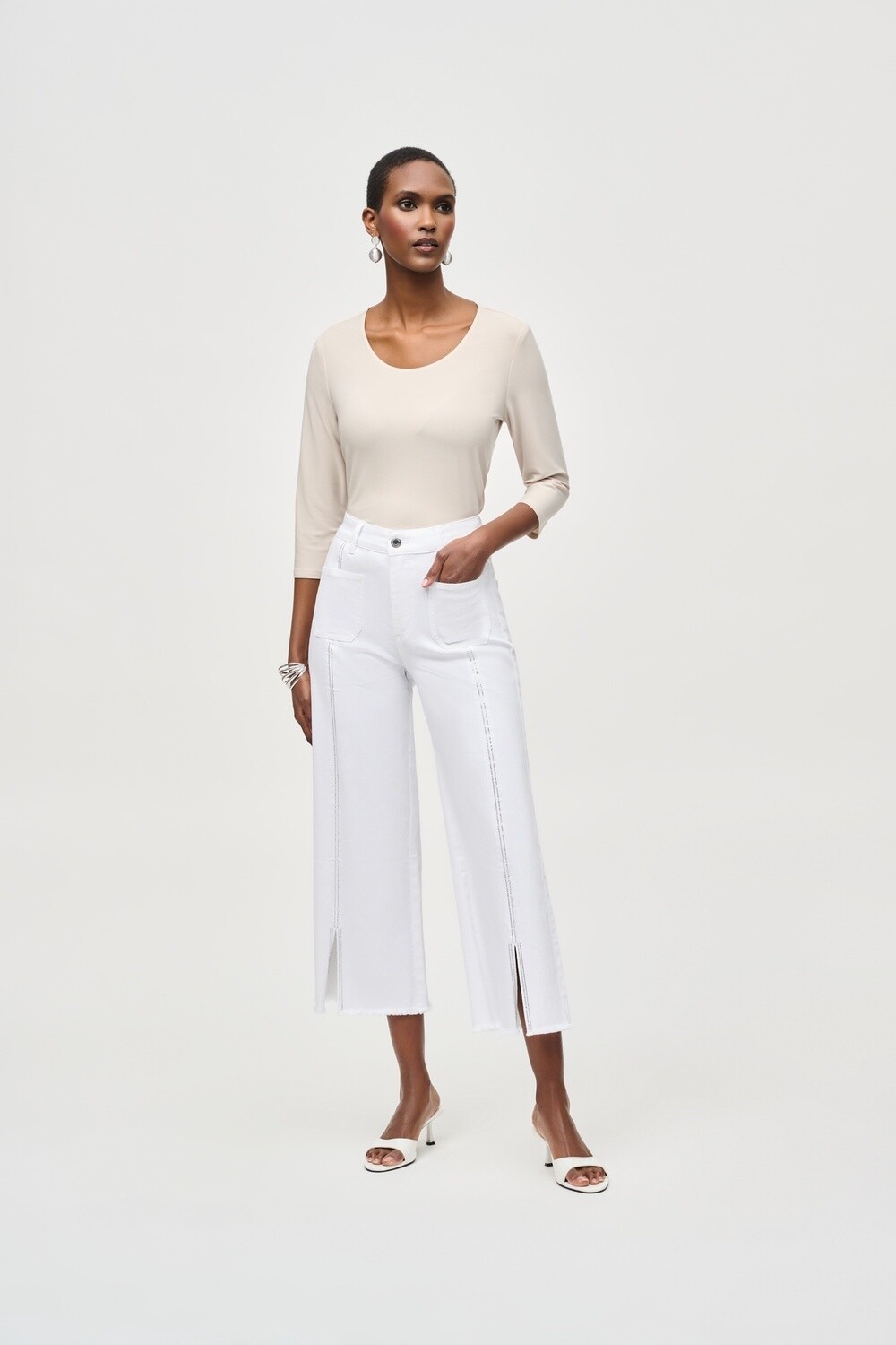 RJ2404934 WHITE CULOTTE