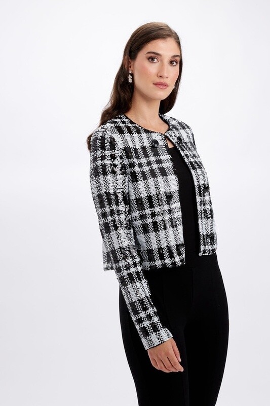 FL24041345 TARTAN JACKET