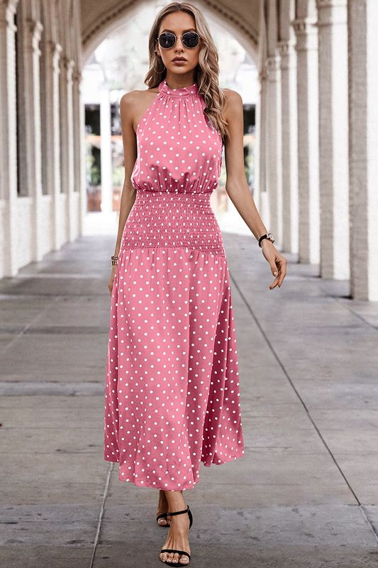 OS240615503 DOT PRINT DRESS