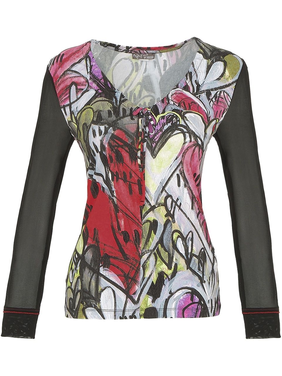 DZ240845474601  HEART TOP