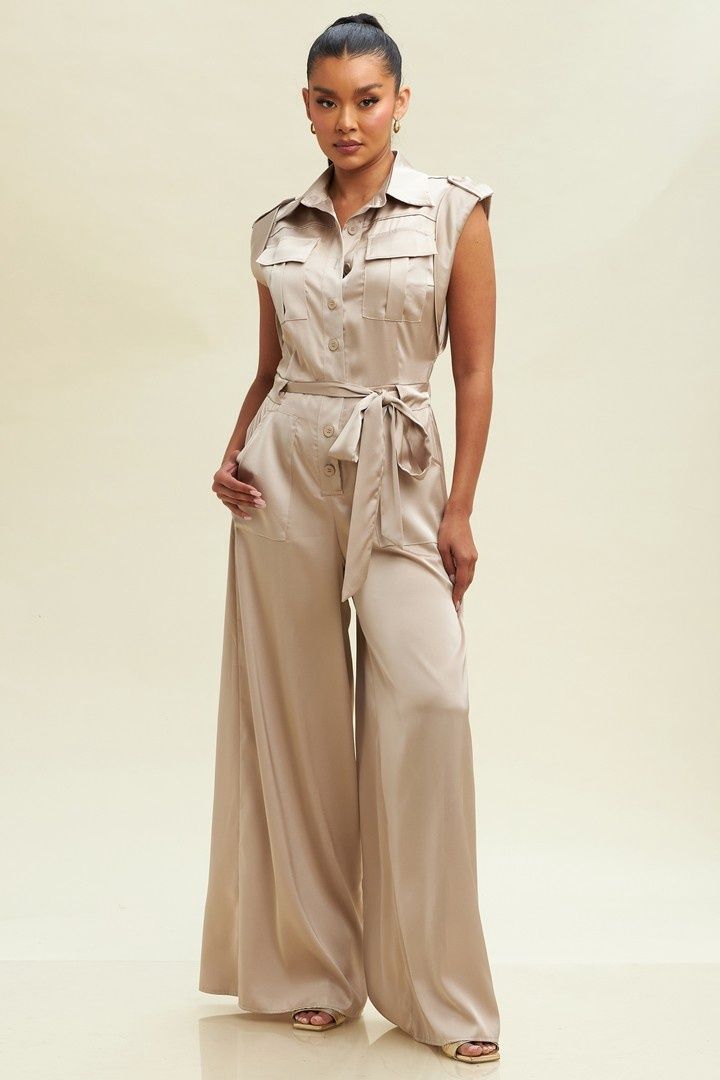 LX2409336651  SATIN JUMPSUIT