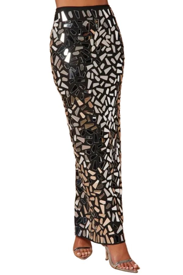 FN2409693183    MIRROR SHARDS SKIRT