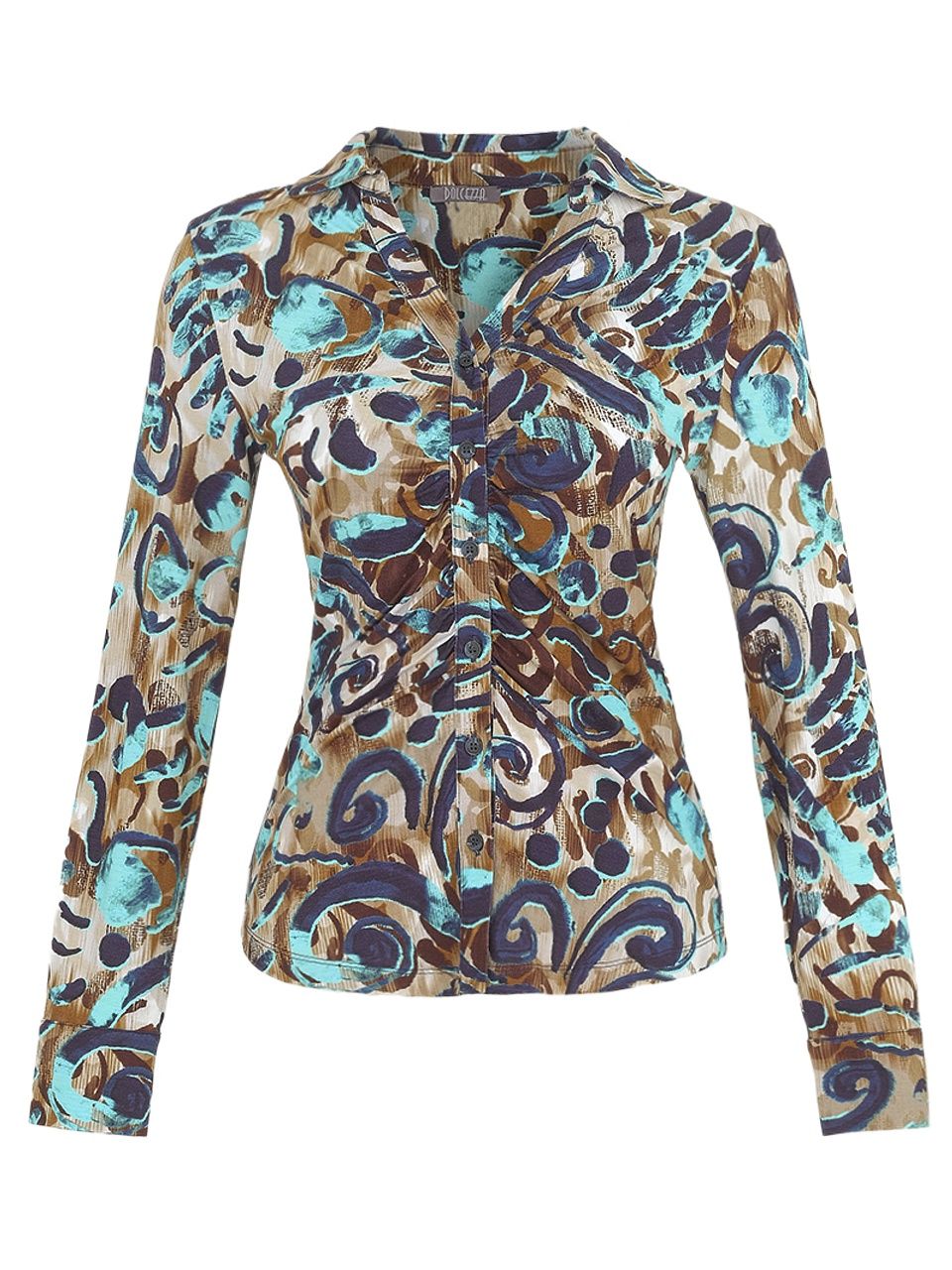 DZ2409575102   AQUA BLOUSE