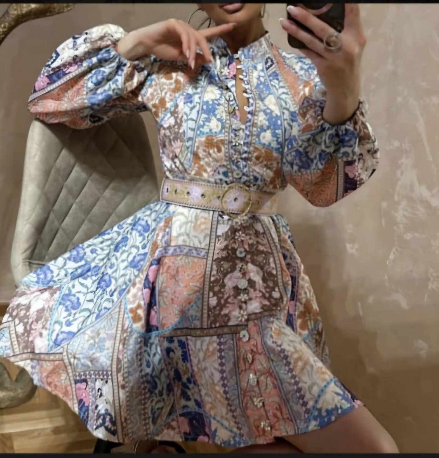 NB25011394  BOHO DRESS