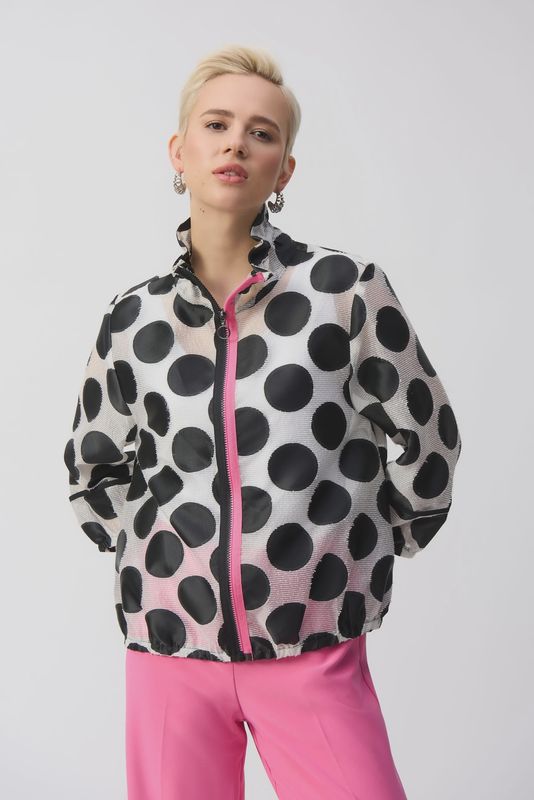 RJ25022533  BOLD POLKA JACKET