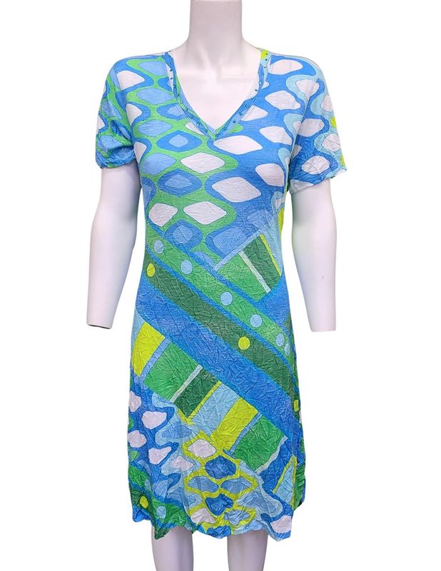 DC25031194  DECO V-NECK DRESS