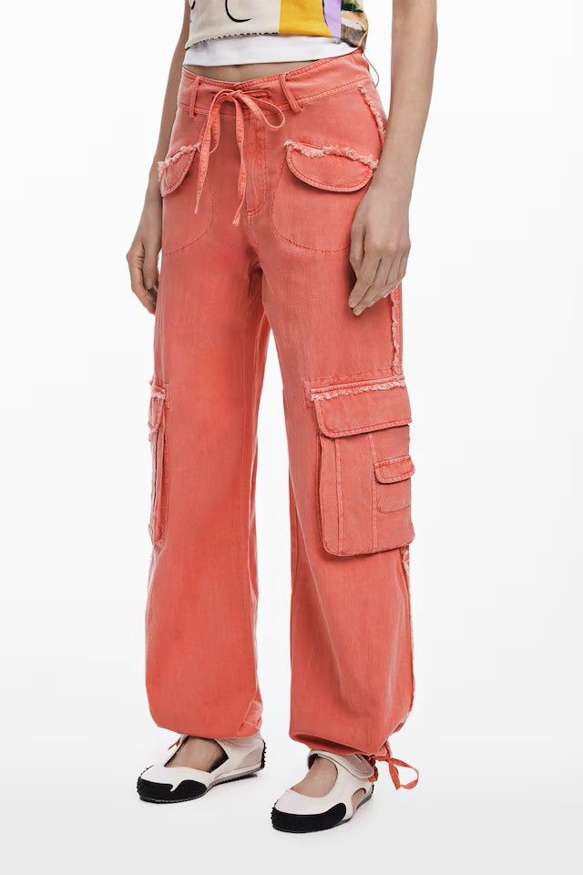 DS25031493  CORAL CARGO PANTS