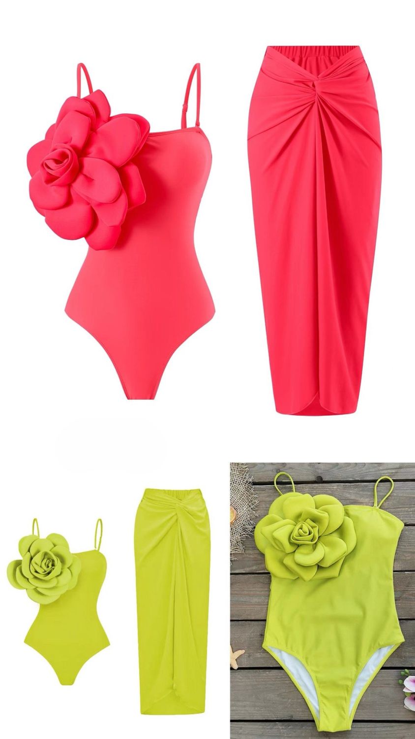 NB2503964 RADIAL FLORAL SWIM SET