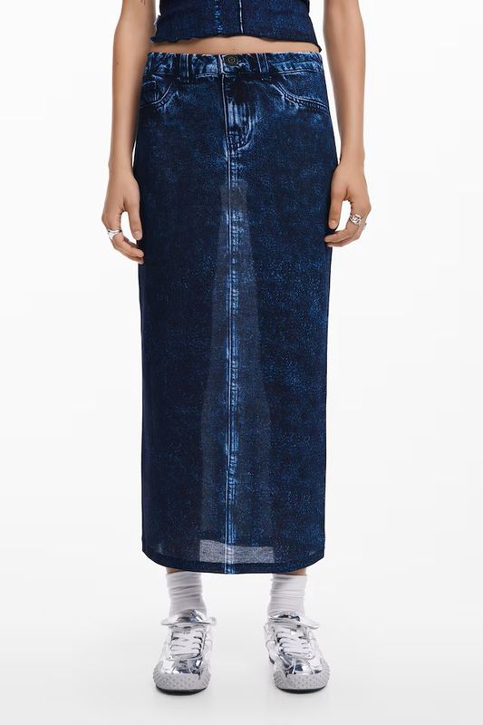 DS25041093 DAZZLING DENIM SKIRT