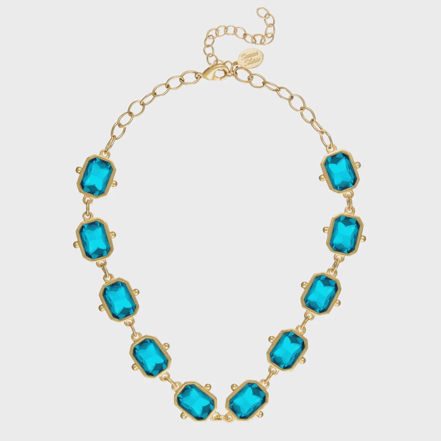 SH25051782 BLUE NECKLACE