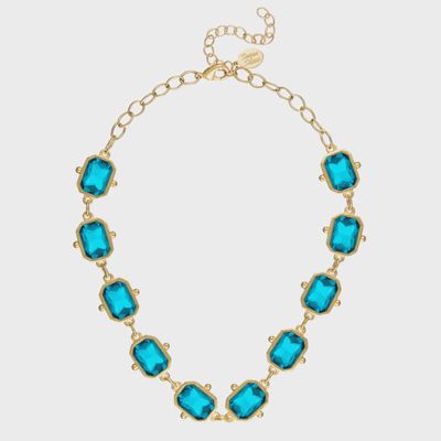 SH25051782 BLUE NECKLACE