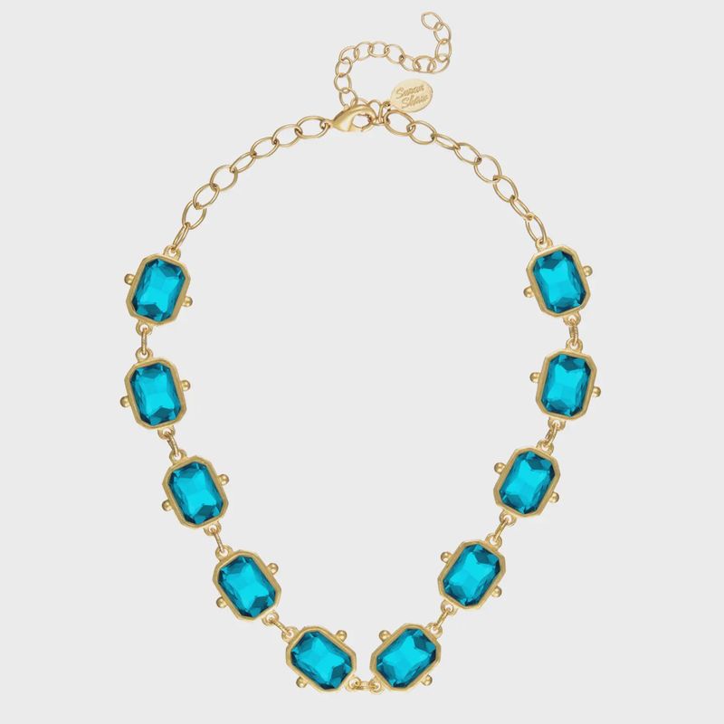 SH25051782 BLUE NECKLACE